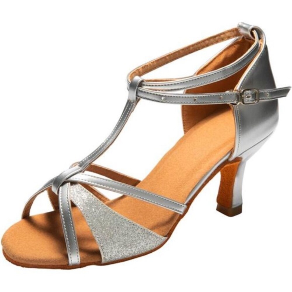 Dress First Dance Shoes Women Latin Salsa Bachata Shoes Suede Sole Wedding